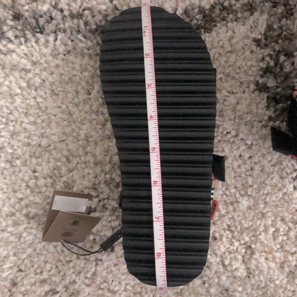Burberry Patterson Sport Sandals- Black/Multi Stripes - Picture 3 of 10